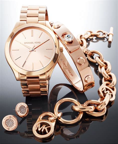 michael kors rose radiant gold macy's|Michael Kors Watches For Women .